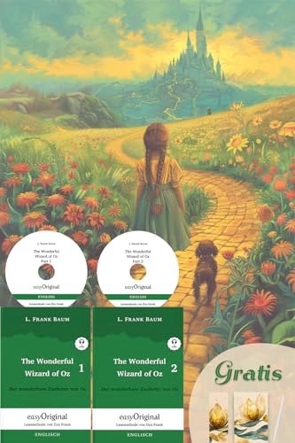 The Wizard of Oz / Der Zauberer von Oz (2 Bücher + 2 MP3 Audio-CDs + exklusive Extras) - Frank-Lesemethode, m. 1 Audio, m. 1 Audio, 2 Teile: Weg mit ... und perfektionieren durch Eintauchen von easyOriginal